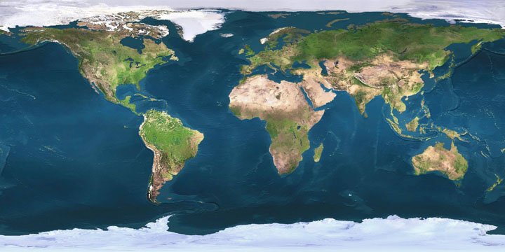 Earth Texture Map