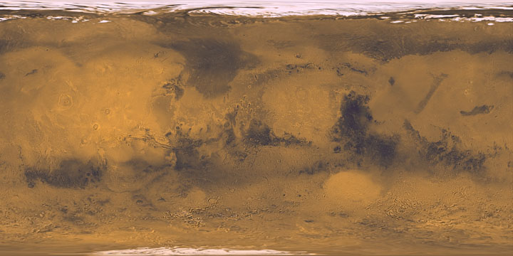 Mars Texture Map